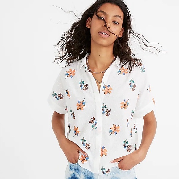Madewell Hilltop Shirt in Hawaiian Hideaway - Picture 1 of 6
